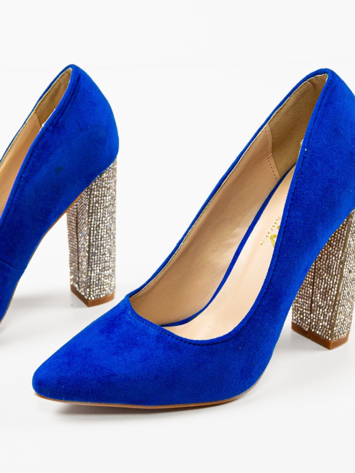 Pantofi cu toc Natyn Albastri