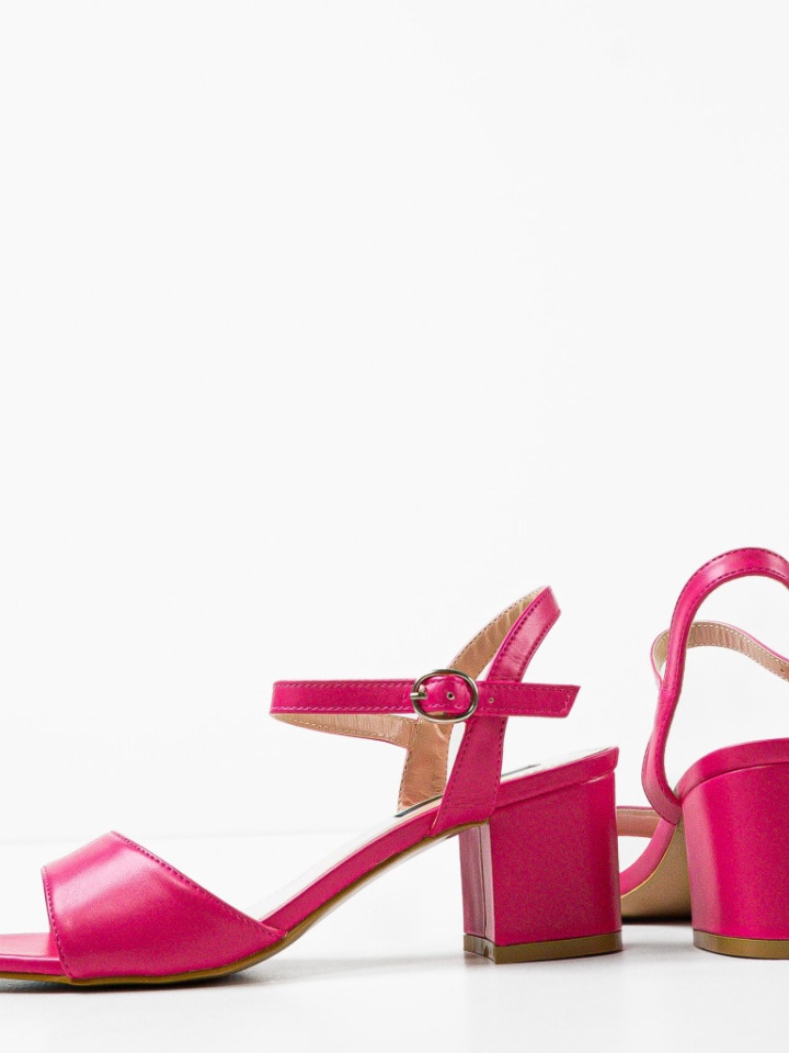 Sandale cu toc Jelisaveta Negre