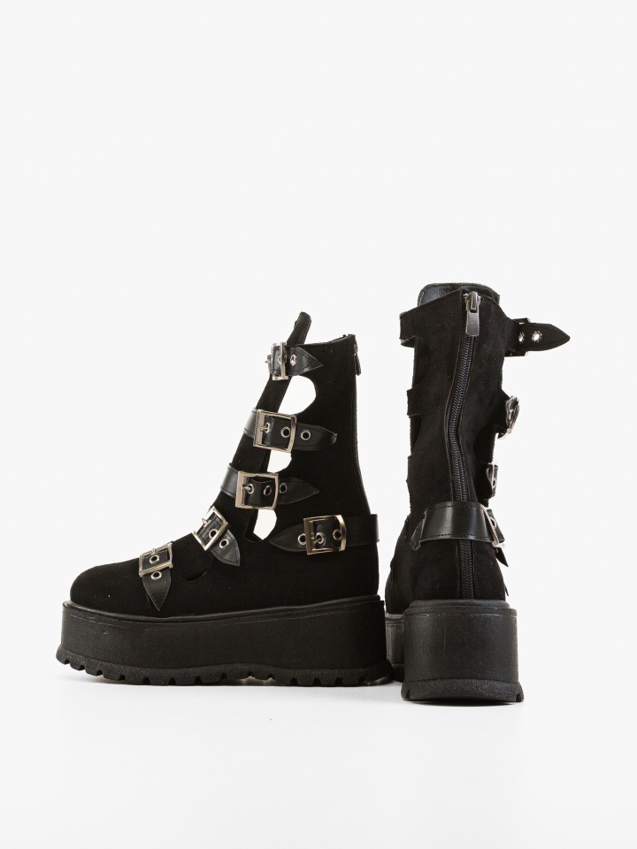 Ghete dama Stripe Negre 3