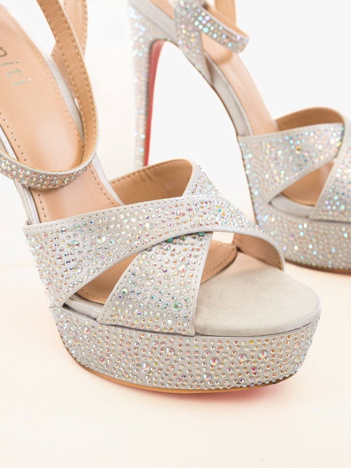 Sandale cu toc Zbyr Negre