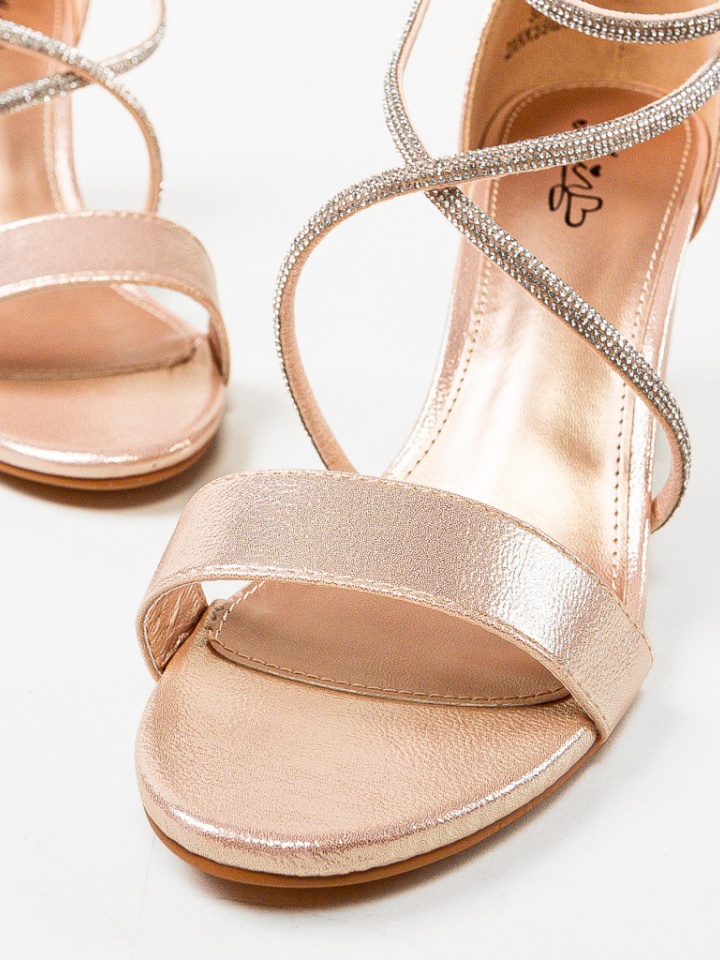 Sandale cu toc Josie Negre