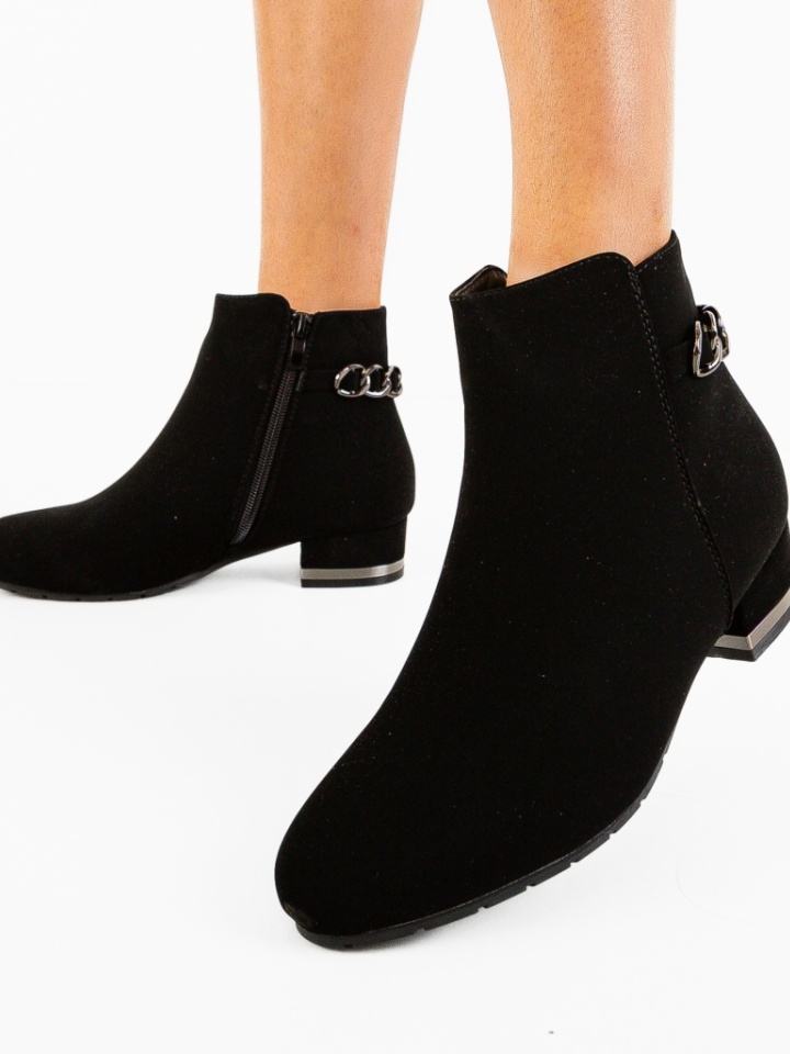 Botine dama Solis Negre