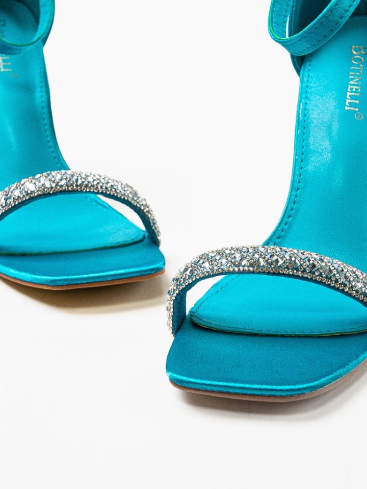 Sandale cu toc Eteset Roz