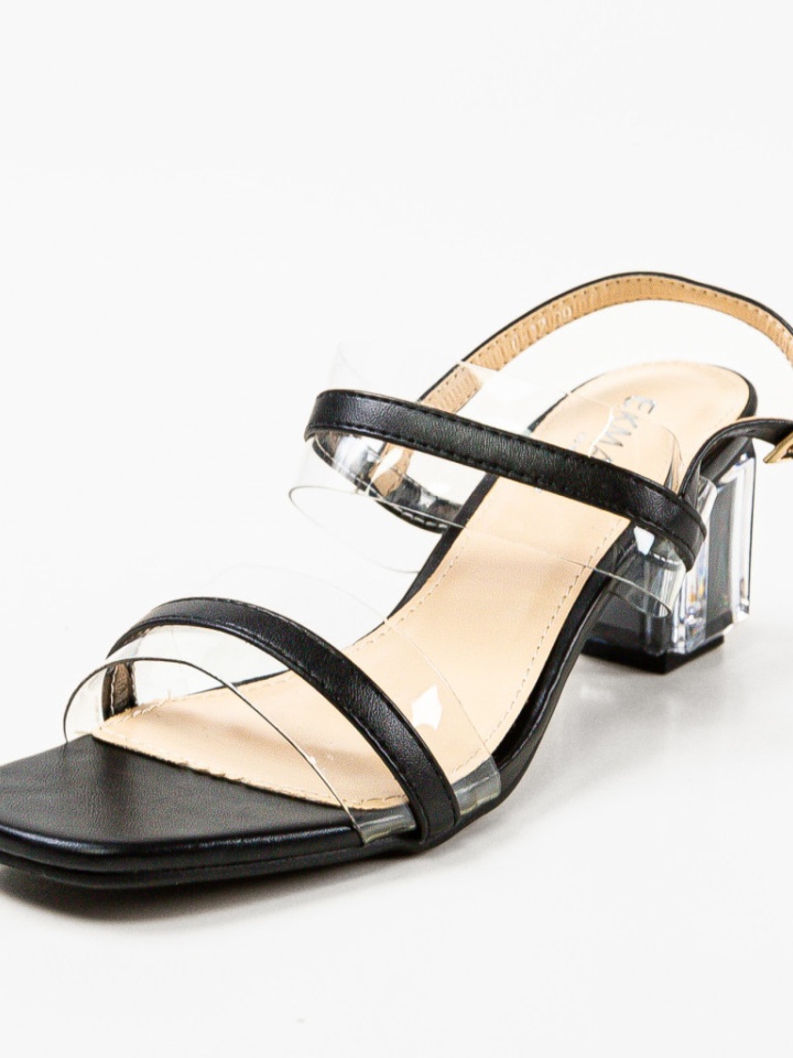 Sandale cu toc Martens Rosii