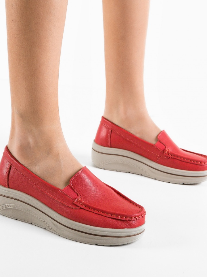 Pantofi Casual Brienne Rosii