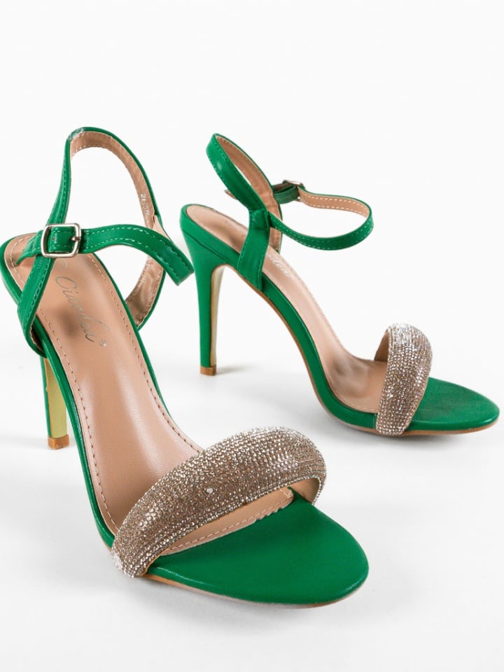 Sandale cu toc Cybill Nude