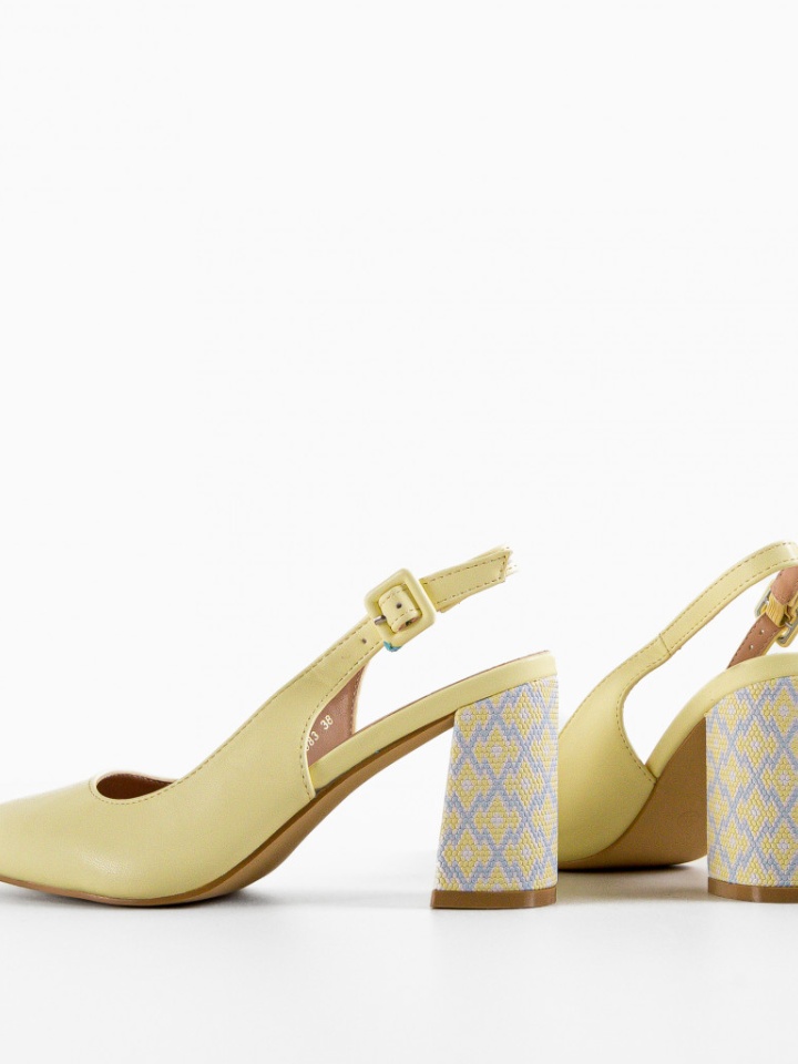 Pantofi dama Rafda Galbeni