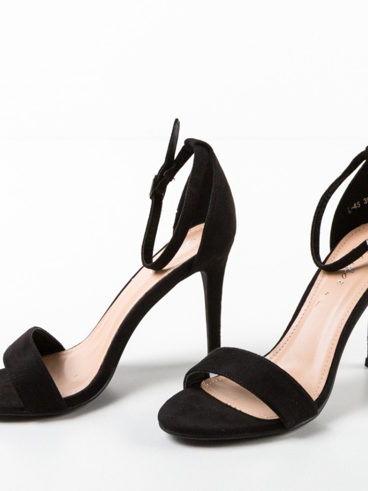 Sandale cu toc Arle Negre