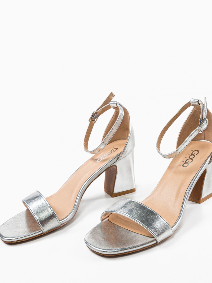 Sandale cu toc Imma Bej