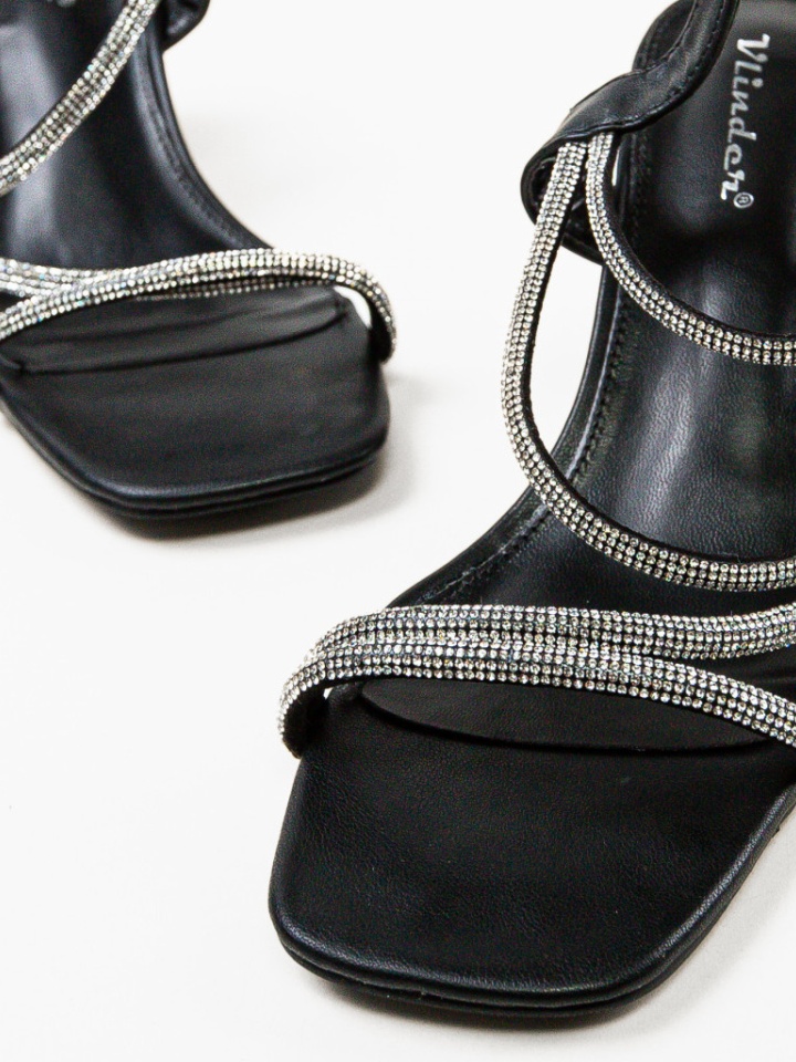 Sandale cu toc Fiachra Negre