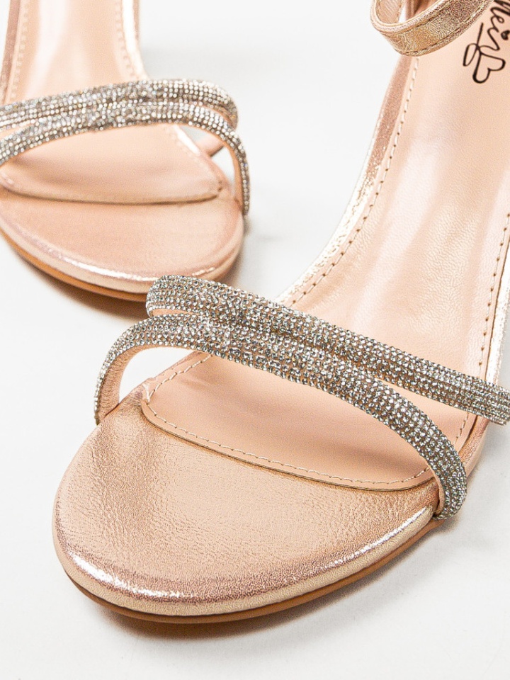 Sandale cu toc Josie Negre