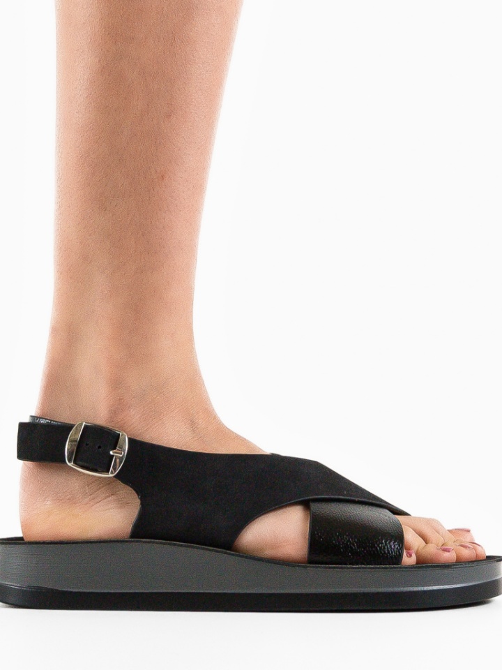 Sandale dama Basel Negre