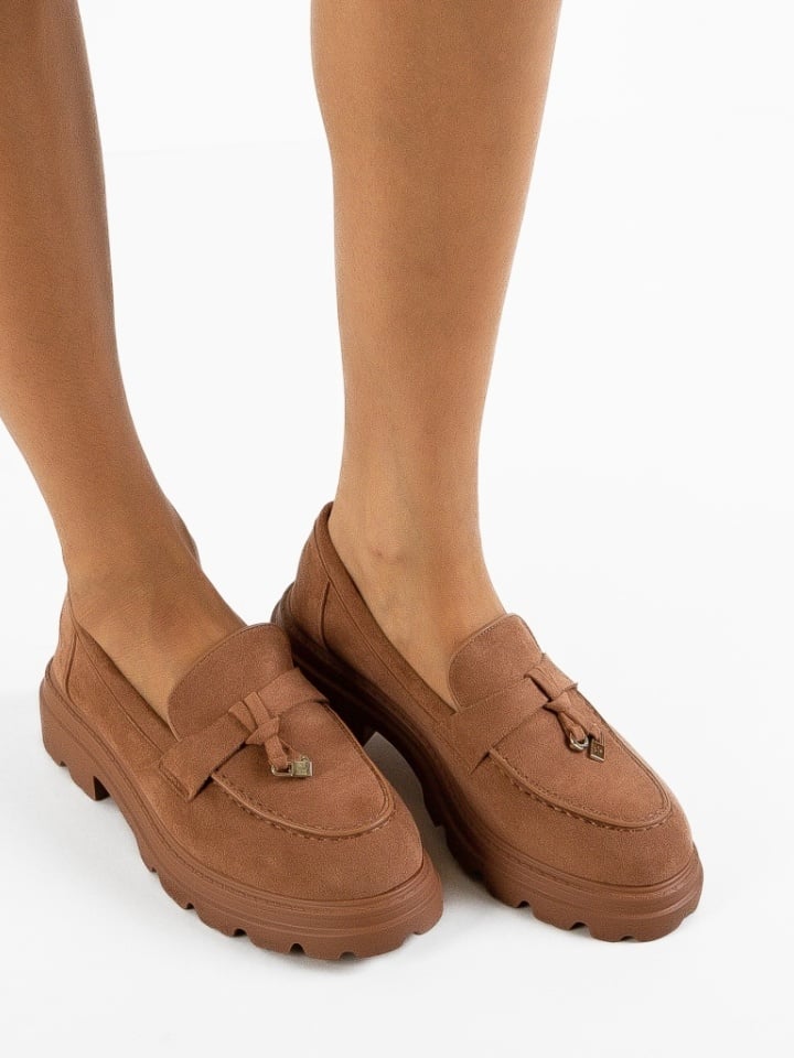 Pantofi Casual dama Valya Camel