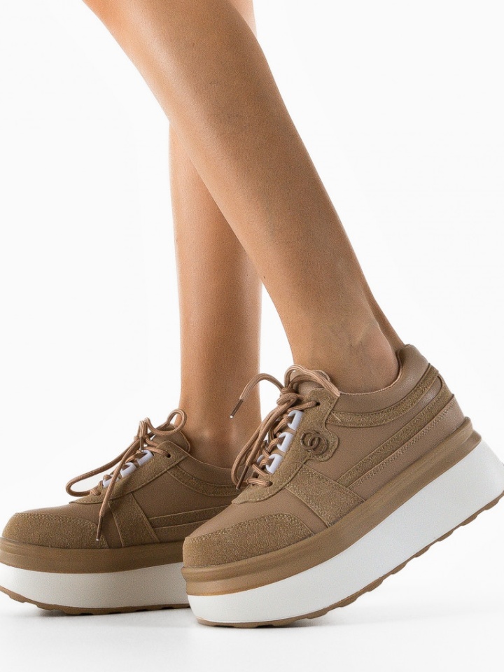 Sneakers dama Dystrilor Bej 2