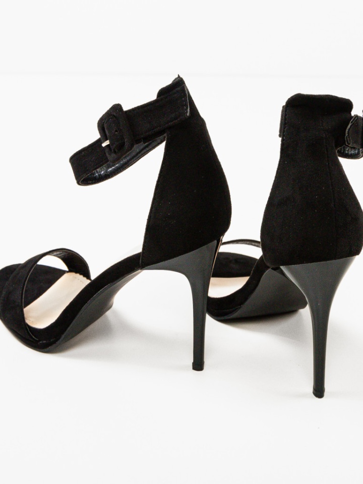 Sandale cu toc Ravan Argintii