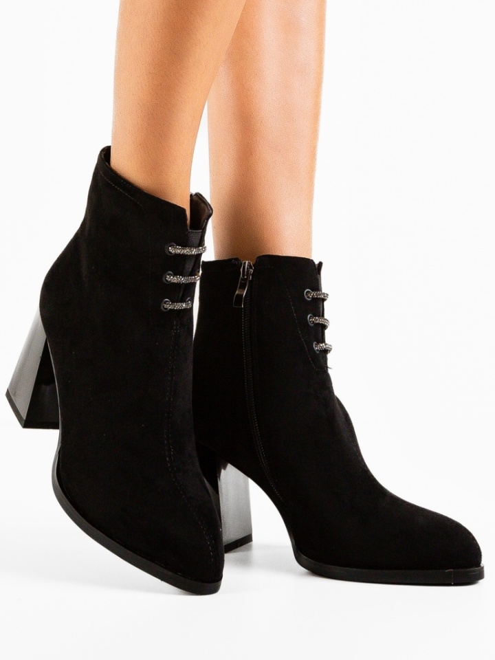Botine dama Bone Negre