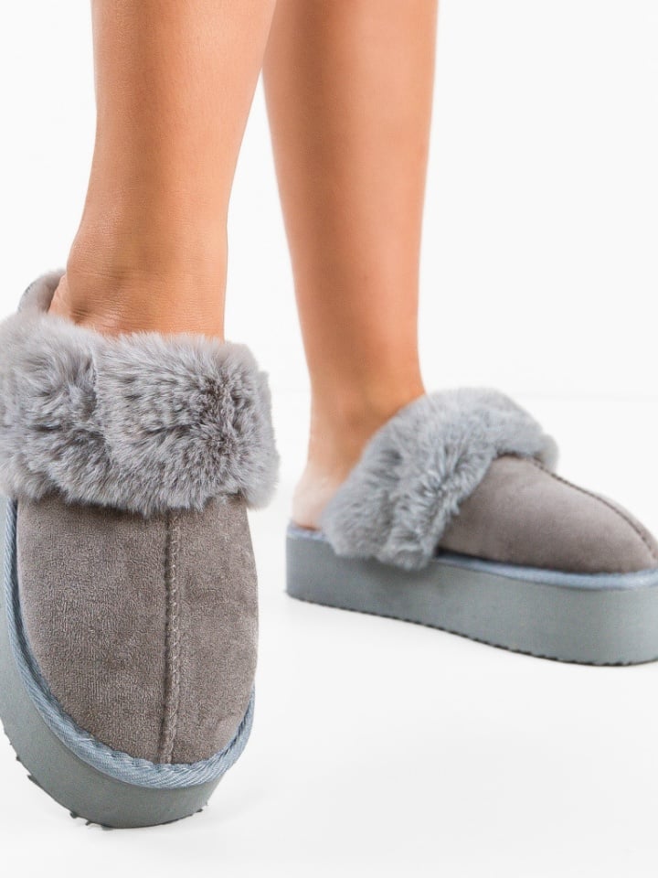 Papuci tip Ug Donna Gri