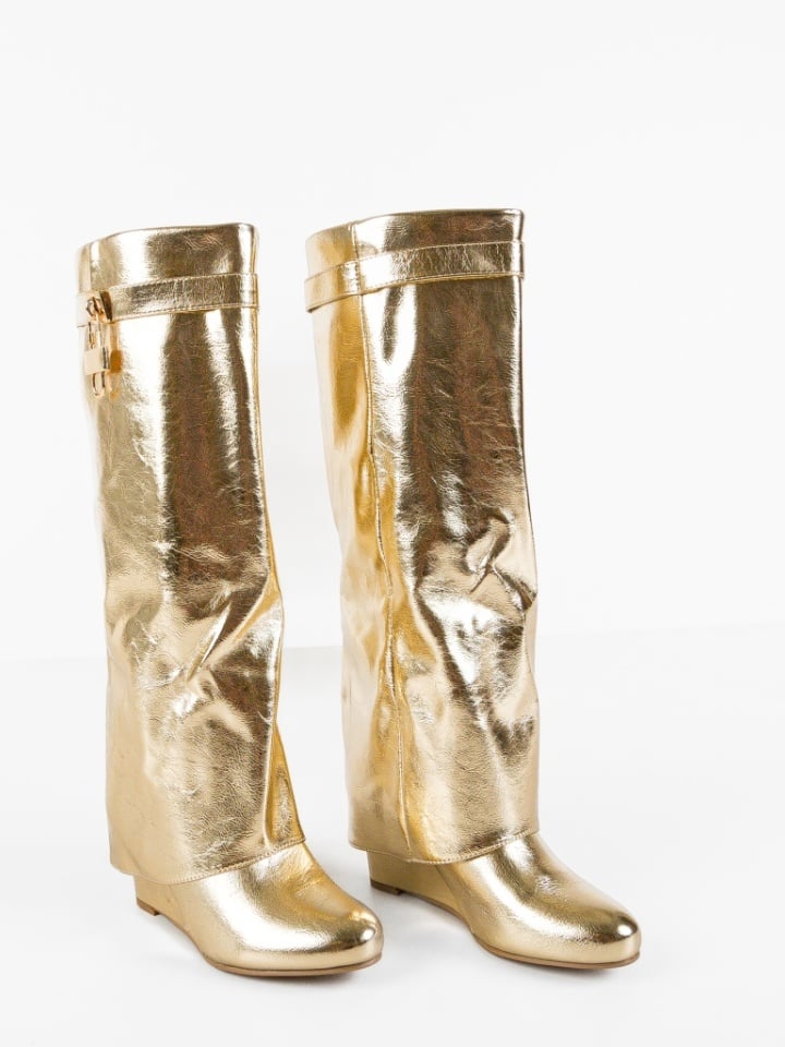 Cizme dama Ahmed Argintii