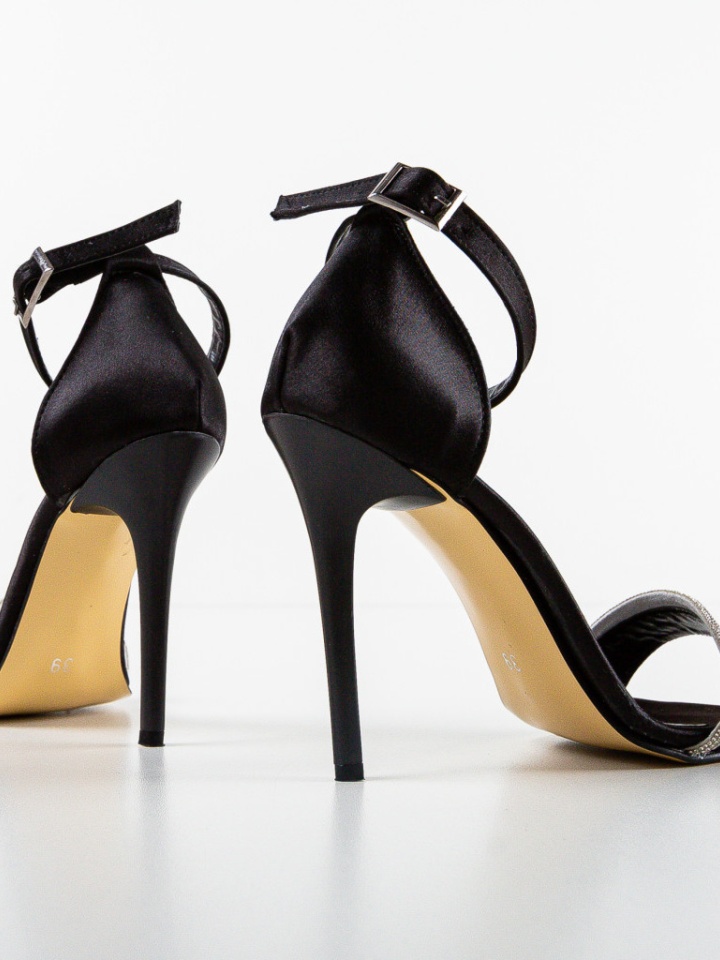 Sandale cu toc Cassius Albe 2