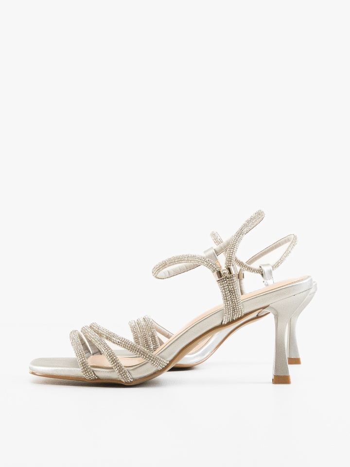 Sandale cu toc Myhaj Negre