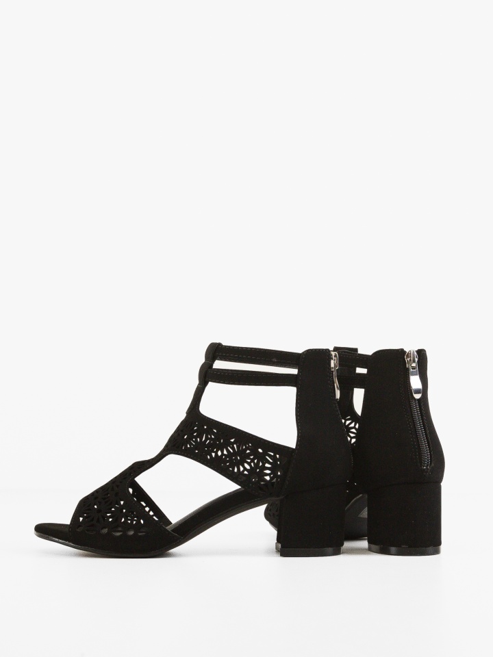 Sandale cu toc Drydyna Bej