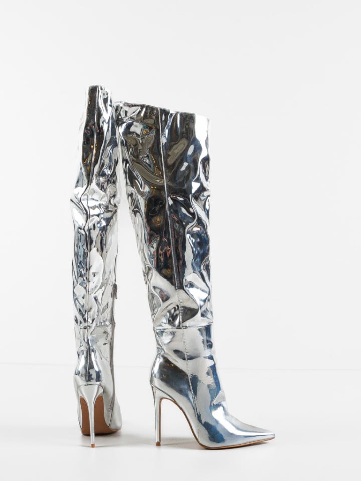 Cizme cu toc Bybyam Galbene