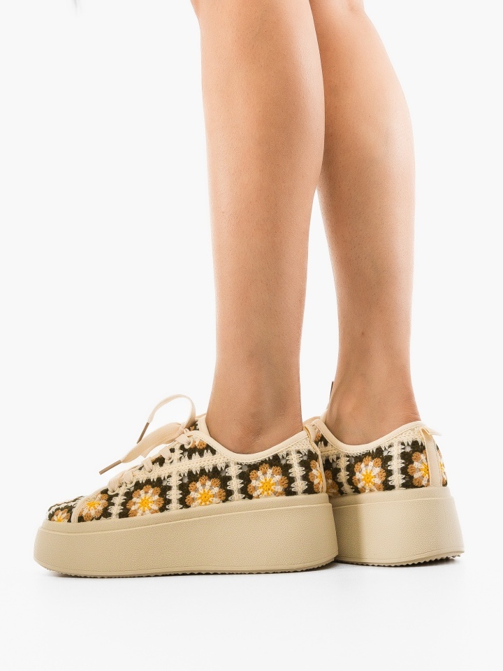 Sneakers dama Maxima Bej