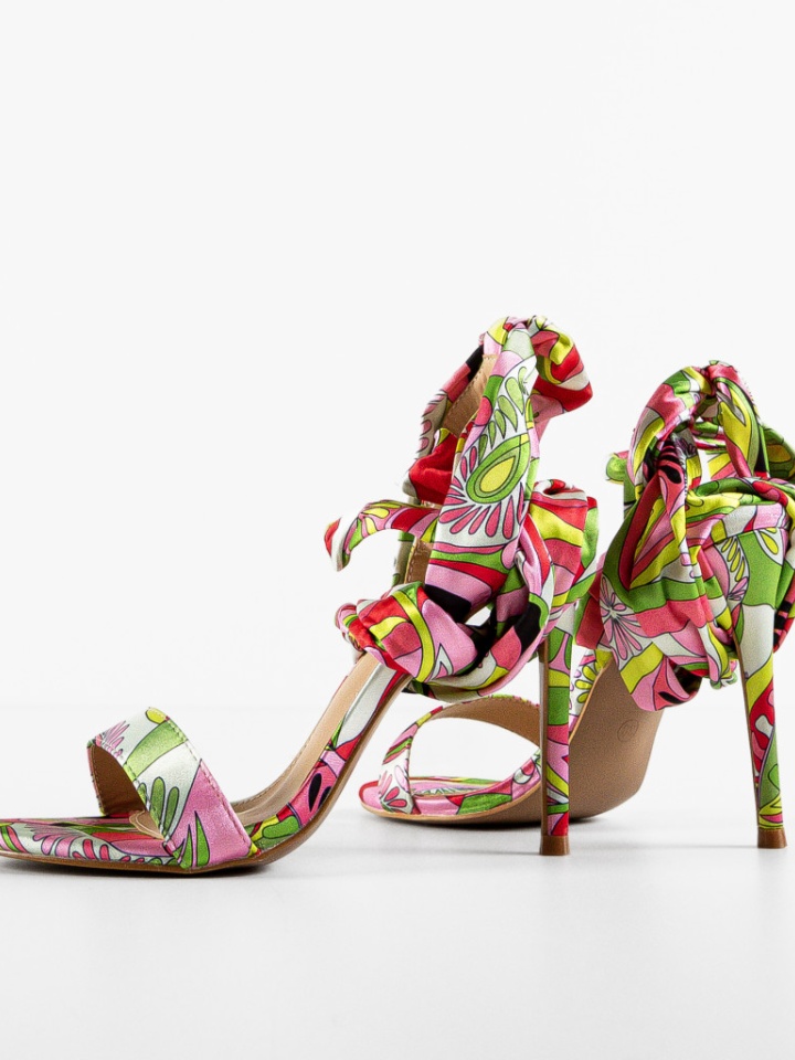 Sandale cu toc Brayd Negre