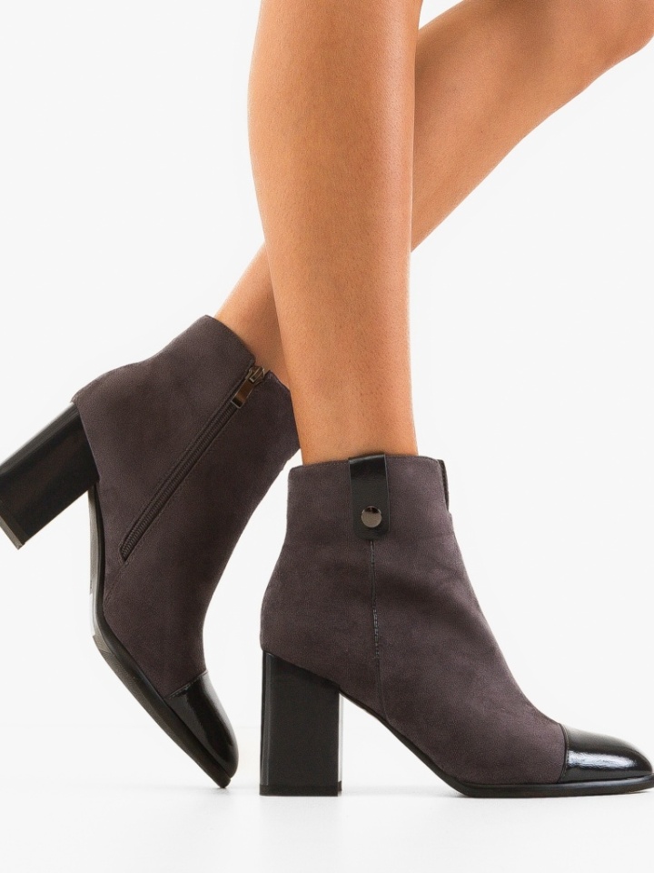 Botine dama Duncan Gri