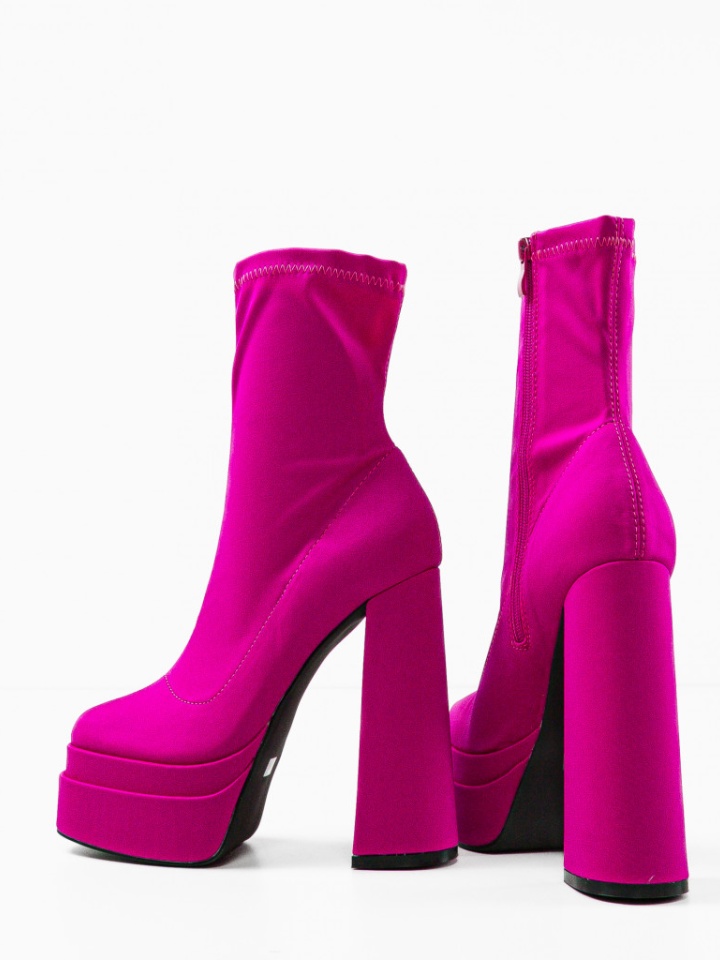 Botine dama Platona Negre