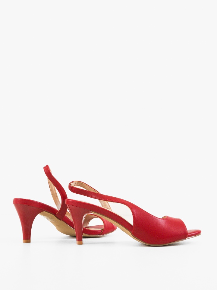 Sandale cu toc Gergy Negri