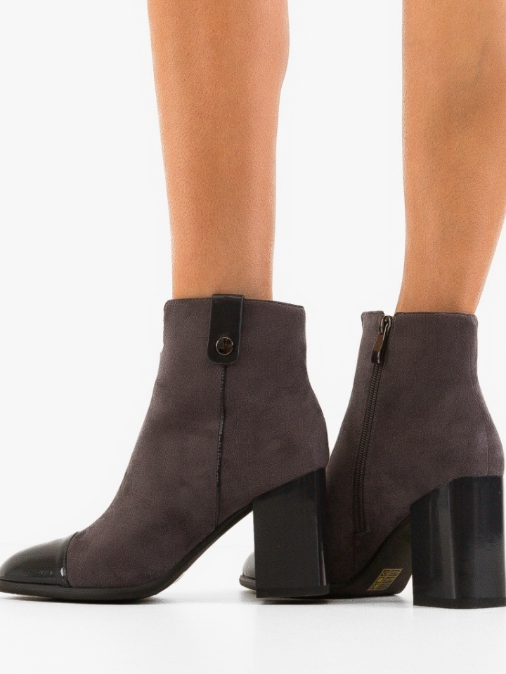 Botine dama Duncan Gri