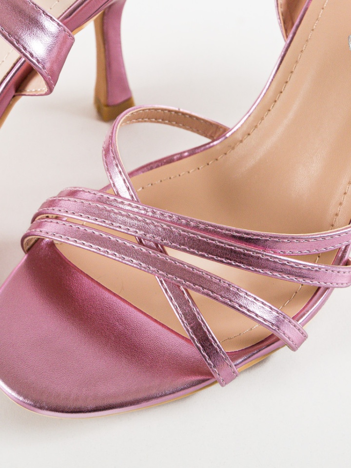 Sandale cu toc Najma Roz