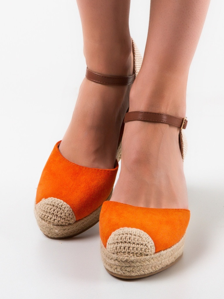 Sandale dama Aaisha Portocalii