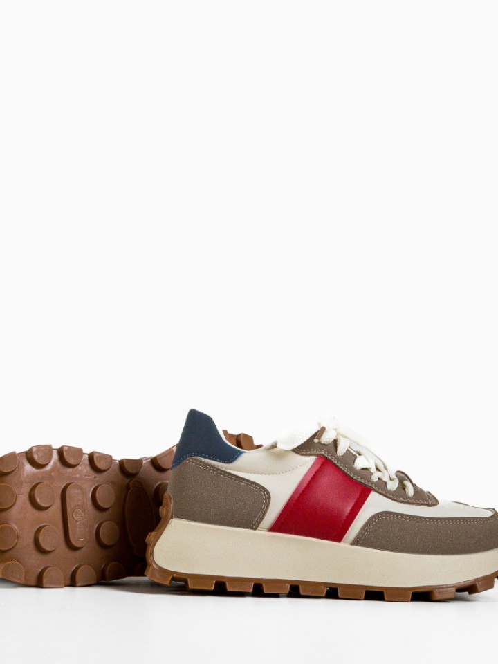 Sneakers dama Feytong Bej