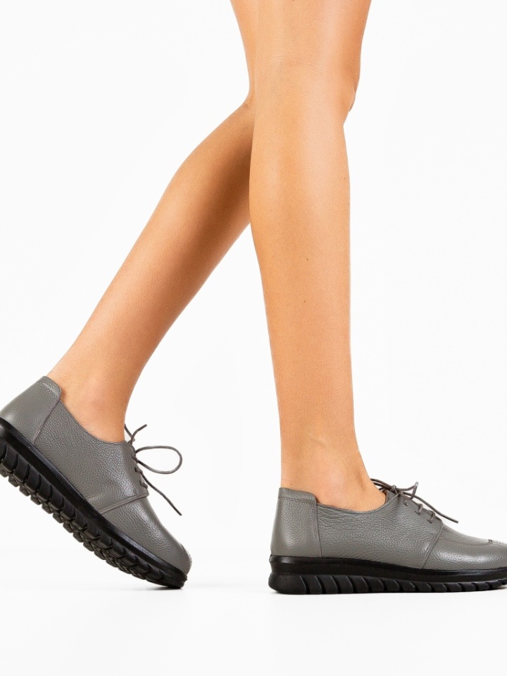 Pantofi Casual Leonates Gri