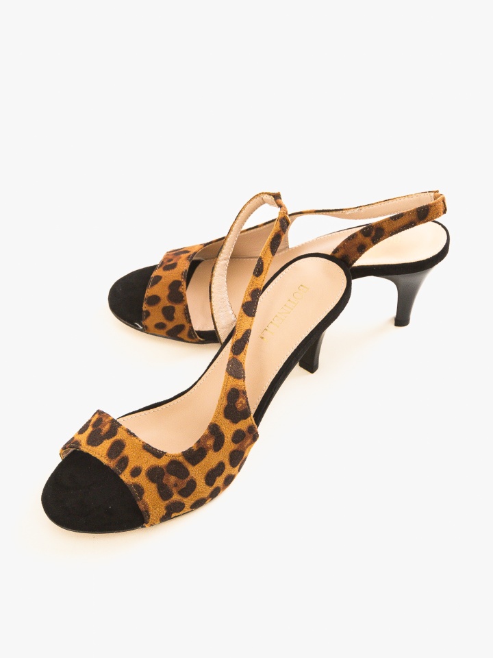 Sandale cu toc Gergy Negri