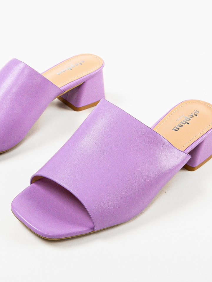 Saboti cu toc Bayane Fuchsia