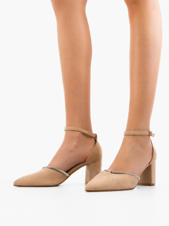 Pantofi dama Kasya Bej