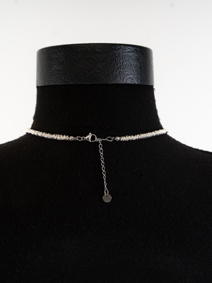 Colier Bybbs Argintiu 2