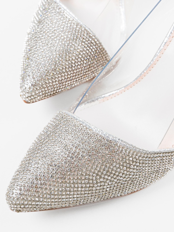 Pantofi dama Kara Argintii