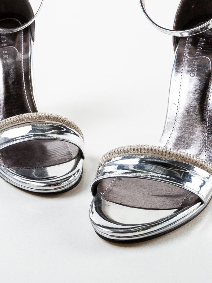 Sandale cu toc Crimson Negre