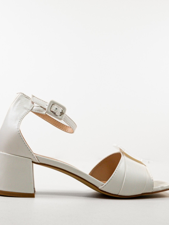 Sandale cu toc Pokazaha Galbene