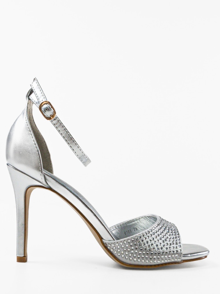 Sandale cu toc Liron Negre