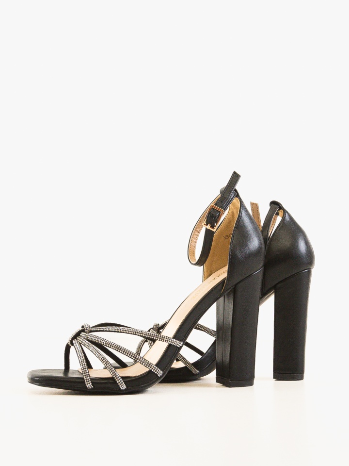 Sandale cu toc Roxane Animal Print