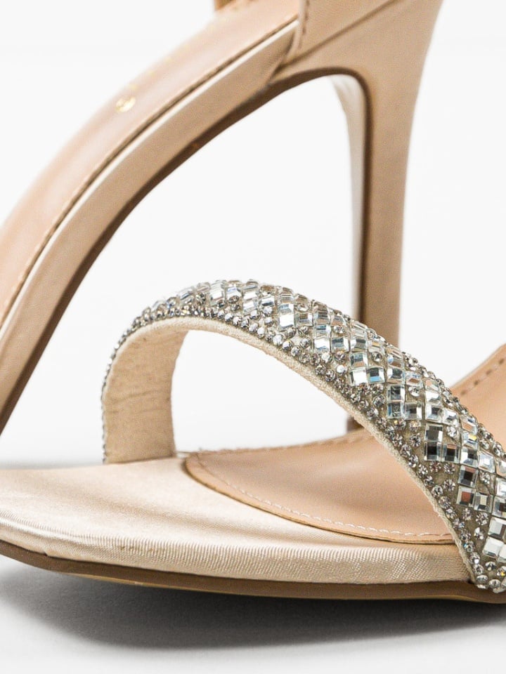 Sandale cu toc Eteset Roz