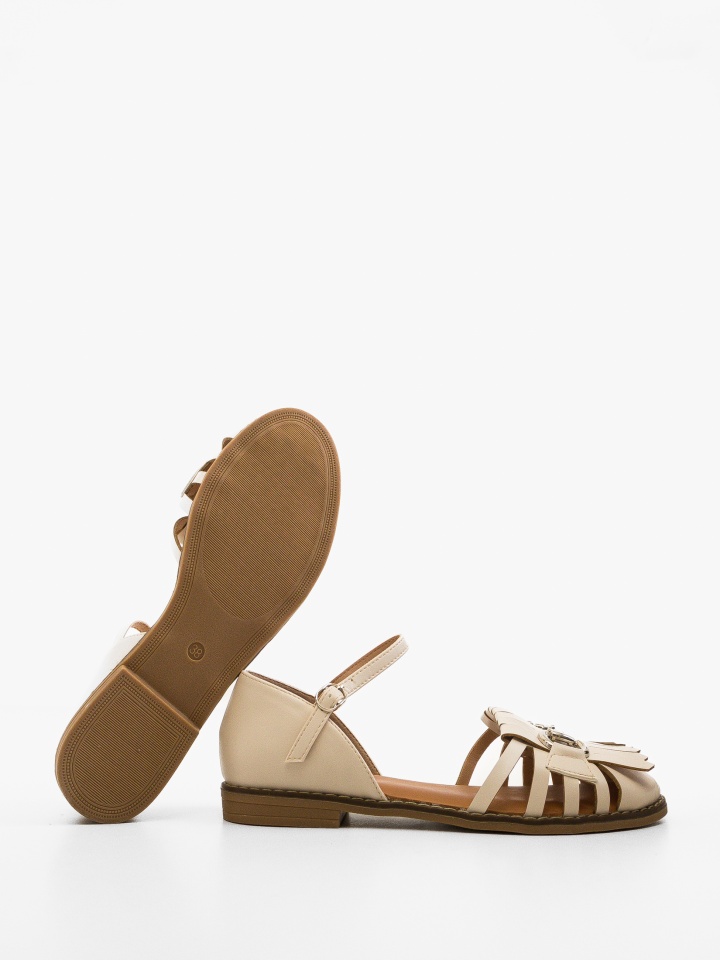 Sandale dama Rafalia Bej