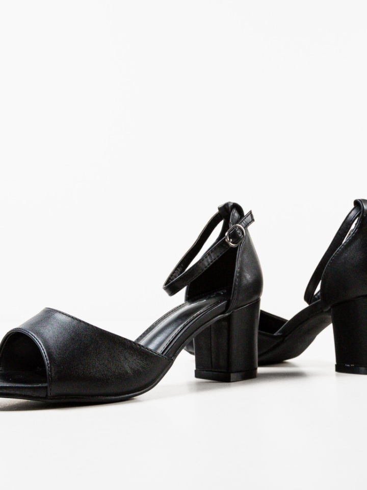 Sandale cu toc Bride Aurii 2