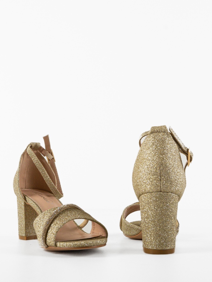 Sandale cu toc Neelam Negre