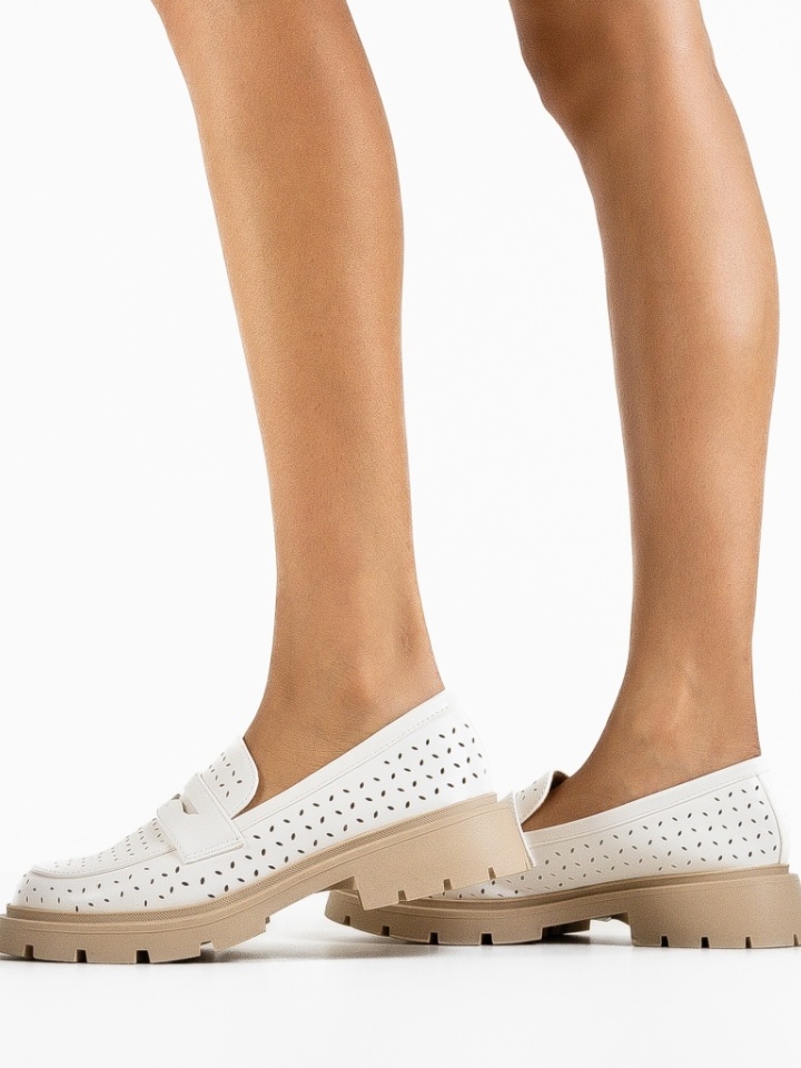 Pantofi Casual Krato Albi